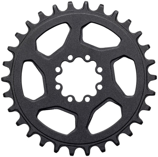 Samox Gold Direct Mount Chainring - 30t, 8-Bolt, 3mm Offset, Aluminum, Sandblast Anodized Black
