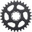 Samox Gold Direct Mount Chainring - 30t, 8-Bolt, 0mm Offset, Aluminum, Sandblast Anodized Black