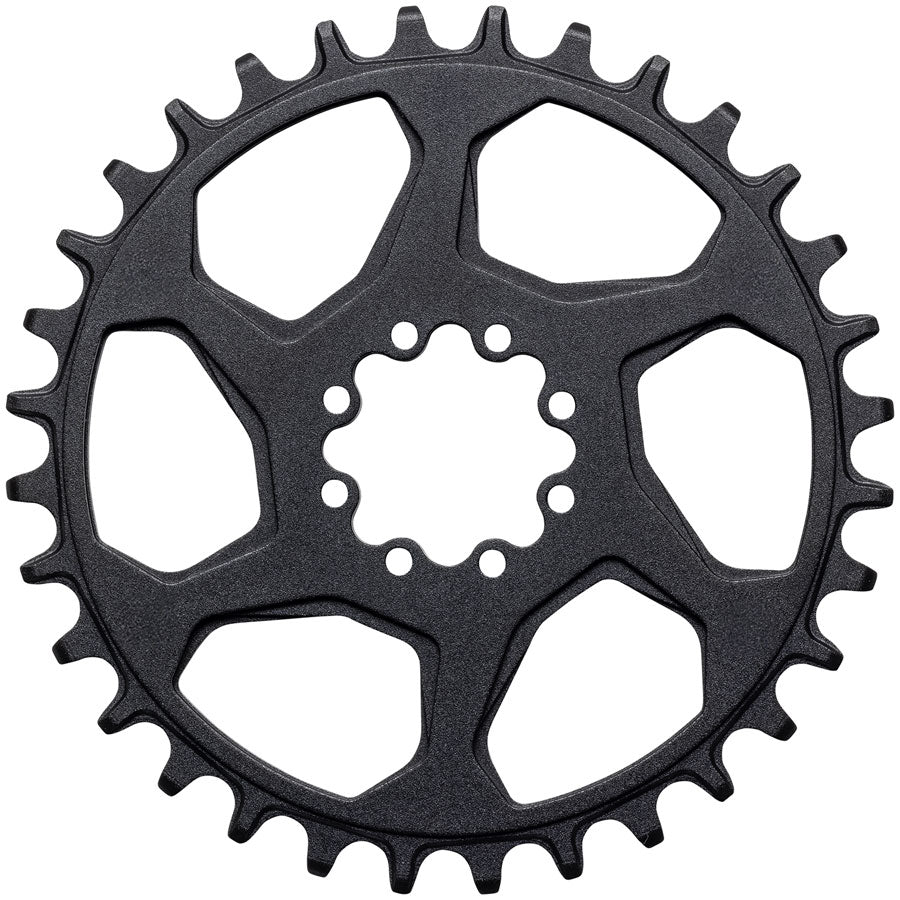 Samox Gold Direct Mount Chainring - 32t, 8-Bolt, 3mm Offset, Aluminum, Sandblast Anodized Black