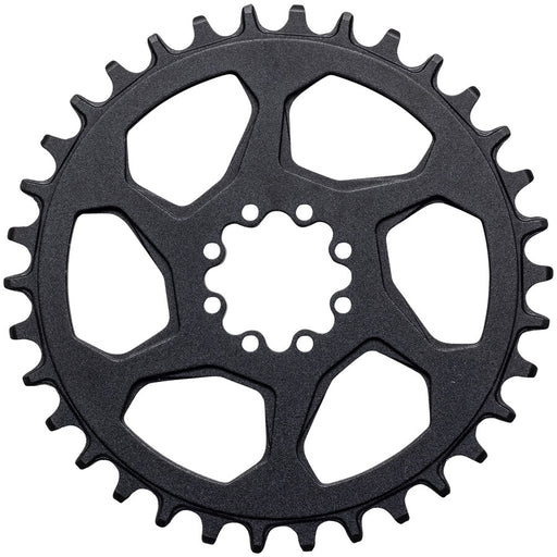 Samox Gold Direct Mount Chainring - 42t, 8-Bolt, 3mm Offset, Aluminum, Sandblast Anodized Black