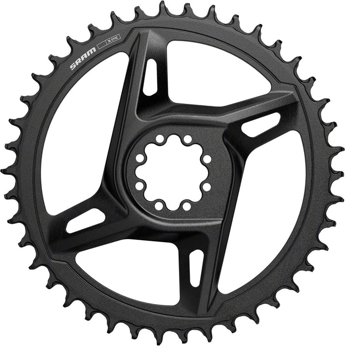 SRAM Rival X-Sync Direct Mount Road Chainring - 44t, 12-Speed, 8-Bolt Direct Mount, 6.5mm Offset, Black, E1