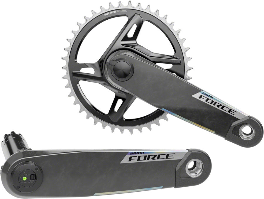 SRAM Force 1x XPLR AXS Power Meter Wide Crankset - 172.5mm, 12/13-Speed, 42t, 8-Bolt Direct Mount, DUB PM Spindle, Carbon, E1