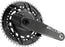SRAM Force AXS Power Meter Crankset - 175mm, 12-Speed, 50/37t Thread Mount, 8-Bolt PM Spider, DUB Spindle, Carbon, E1