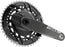 SRAM Force AXS Power Meter Crankset - 170mm, 12-Speed, 50/37t Thread Mount, 8-Bolt PM Spider, DUB Spindle, Carbon, E1