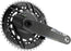 SRAM Force AXS Power Meter Crankset - 160mm, 12-Speed, 48/35t Thread Mount, 8-Bolt PM Spider, DUB Spindle, Carbon, E1