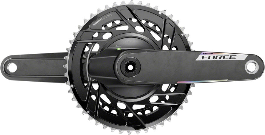 SRAM Force AXS Power Meter Crankset - 175mm, 12-Speed, 46/33t Thread Mount, 8-Bolt PM Spider, DUB Spindle, Carbon, E1