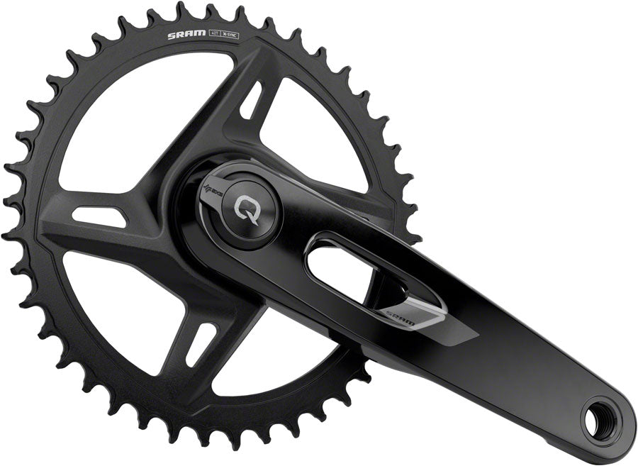 SRAM Rival 1x XPLR AXS Power Meter Wide Crankset - 175mm, 12/13-Speed, 42t, 8-Bolt Direct Mount, DUB PM Spindle, Black, E1