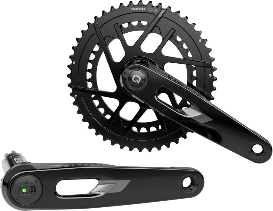 SRAM Rival AXS Power Meter Crankset - 165mm, 12-Speed, 46/33t, 8-Bolt Direct Mount, DUB PM Spindle, Black, E1