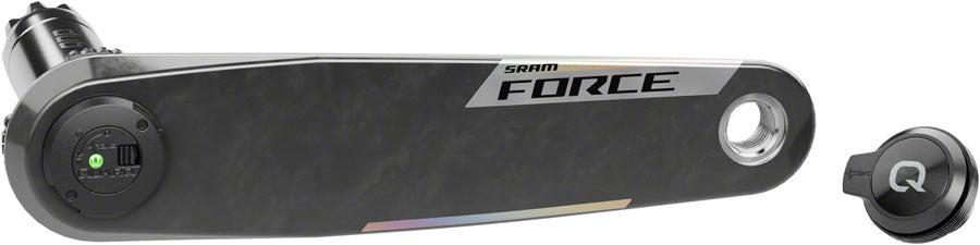 SRAM Force AXS Left Crank Arm and Power Meter Spindle Assembly - 172.5mm, 12/13-Speed, DUB PM Spindle, Carbon, E1