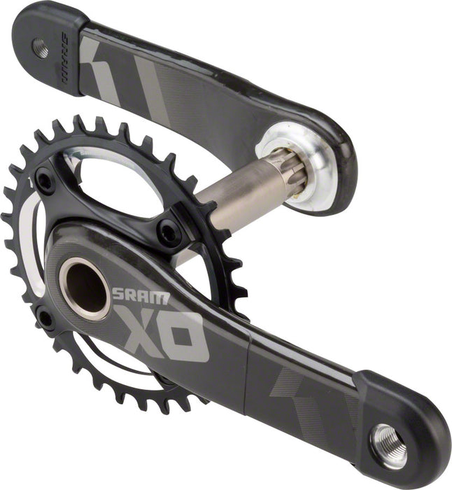 SRAM X01 DH 165mm GXP83 32T X-Sync 94mm BCD Crankset Black No Bottom