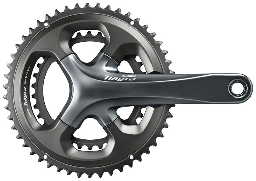 Shimano Tiagra FC-4700 Crankset - 165mm, 10-Speed, 48/34t, 110 Asymmetric BCD, Hollowtech II Spindle Interface, Gray