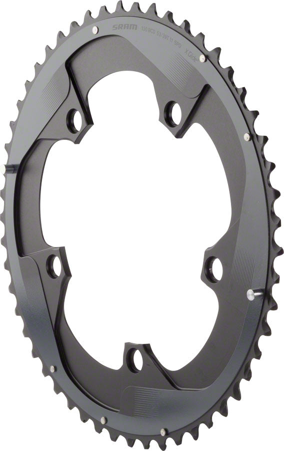 SRAM Force 22 53T 130mm BCD YAW Chainring Black for Hidden or Non-Hidden