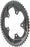 SRAM 52 Tooth 11-Speed 110mm BCD Yaw Chainring Black with Silver Trim, Use with 36 or 38T