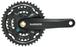 Shimano Altus FC-M311 Crankset - 170mm, 7/8-Speed, 48/38/28t, Riveted, Square Taper JIS Spindle Interface, Black