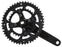Samox G3s Crankset - 175mm, 9-10 Speed, 48/32t, 104/64bcd, JIS Square Taper, Black