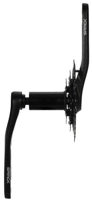 Samox X3s Crankset - 175mm, 9/10 Speed, 40/30/22t, 96/64 BCD, JIS Square Taper Spindle Inferface, Black