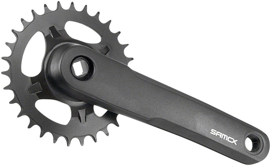 Samox M3s Crankset - 175mm, 10-12 Speed, 32t, 3-Bolt Direct Mount, JIS Square Taper, Black