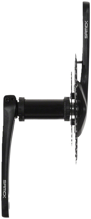 Samox G3 Crankset - 170mm, 10-11 Speed, 44/28t, 104/64bcd, 24mm Spindle, Black