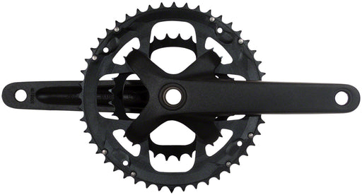 Samox G3 Crankset - 175mm, 10-11 Speed, 46/30t, 104/64bcd, 24mm Spindle, Black