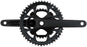 Samox G3 Crankset - 170mm, 10-11 Speed, 46/30t, 104/64bcd, 24mm Spindle, Black