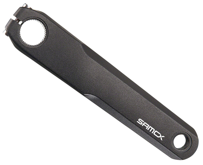 Samox E3 SH Ebike Crank Arm Set - 165mm, E8000/E7000 (Hollowtech II Spindle), 13mm offset, Black