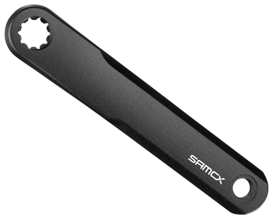 Samox E3 BR Ebike Crank Arm Set - 165mm, Specialized w/BROSE (ISIS Spindle), 0mm offset Right / 5mm offset Left, Black