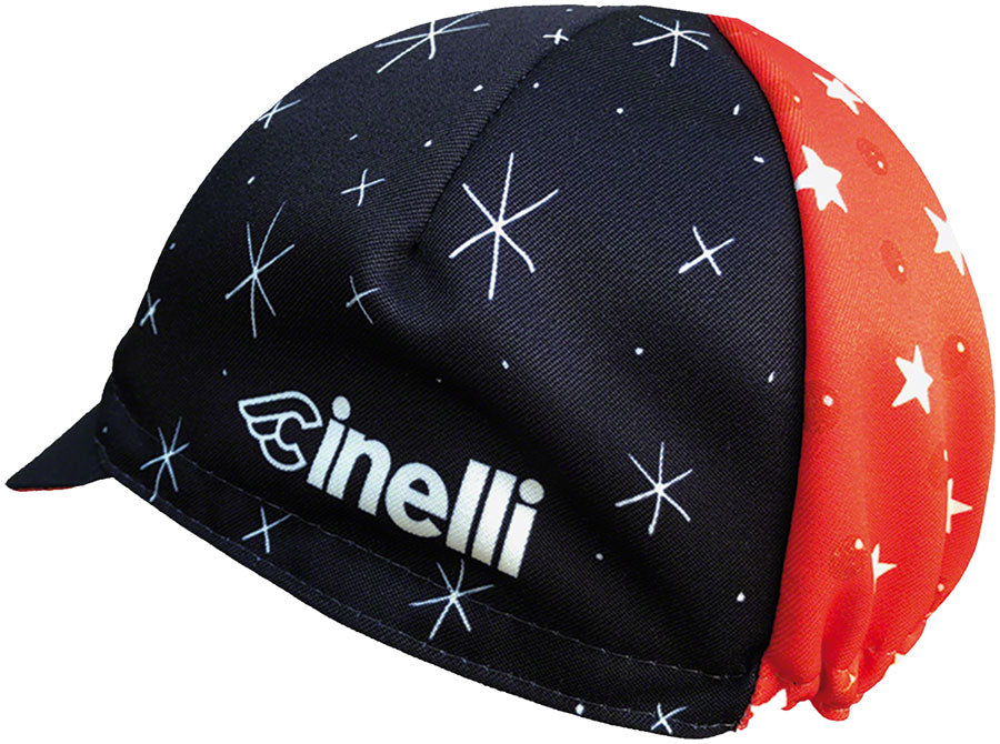 Cinelli Cycling Cap, Mora Art, Cosmic Riders, Black