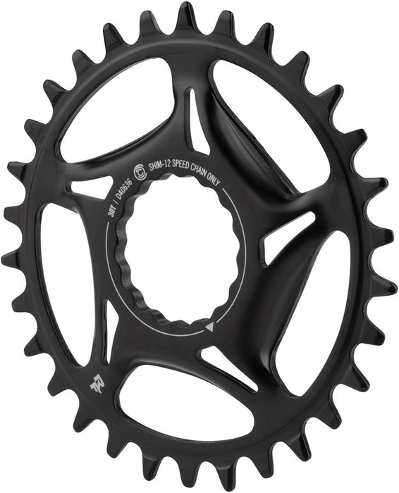 Race Face Cinch Direct Mount Steel 12sp Chainring, 30T, Black