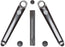 Odyssey Calibur V2 Crankset - 160mm, Right Hand/Left Hand Drive, Rust Proof Black