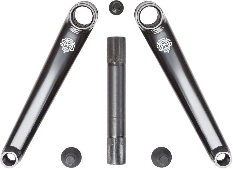 Odyssey Calibur V2 Crankset - 160mm, Right Hand/Left Hand Drive, Rust Proof Black