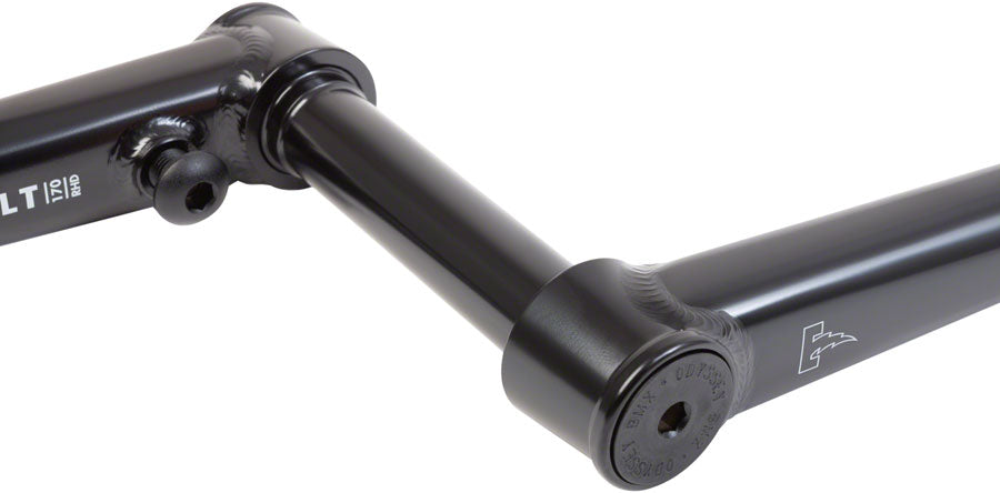Odyssey Thunderbolt+ Crankset - 165mm, Right Hand Drive, Rust Proof Black