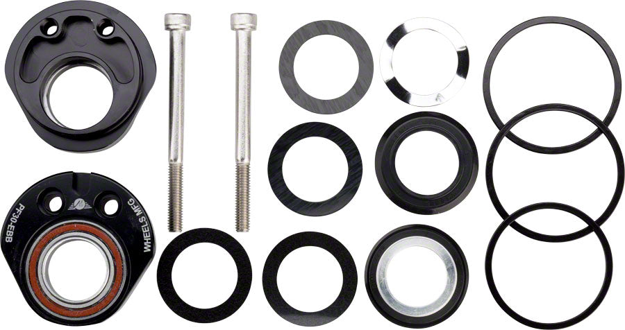 Wheels Mfg PF30 EBB, 24/22mm GXP angular contact, black