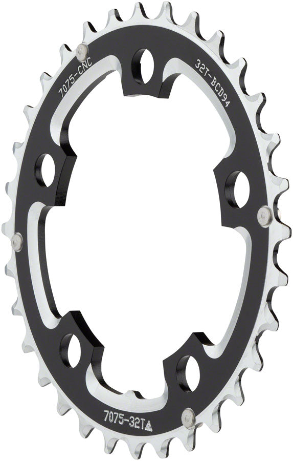 MSW Multi Speed 32t x 94mm Middle Chainring Black