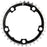 MSW Multi Speed 34t x 110mm Middle Chainring Black