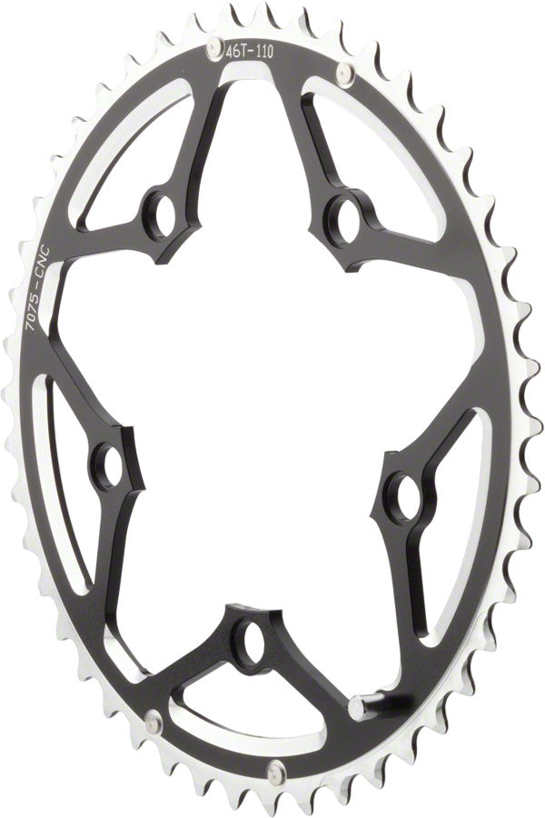 MSW Multi Speed 46t x 110mm Outer Chainring Black