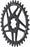 Wolf Tooth Components 8-Bolt Oval Direct Mount Ring (-3mm Offset), 32T - Blk