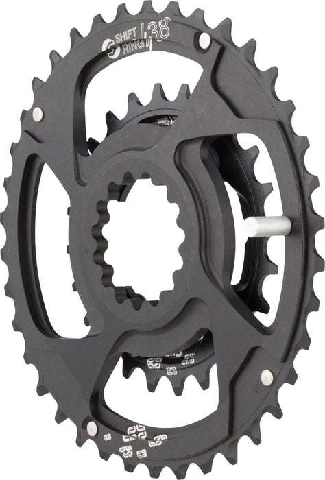 e*thirteen 24-38t Shiftring Set Direct Mount Black