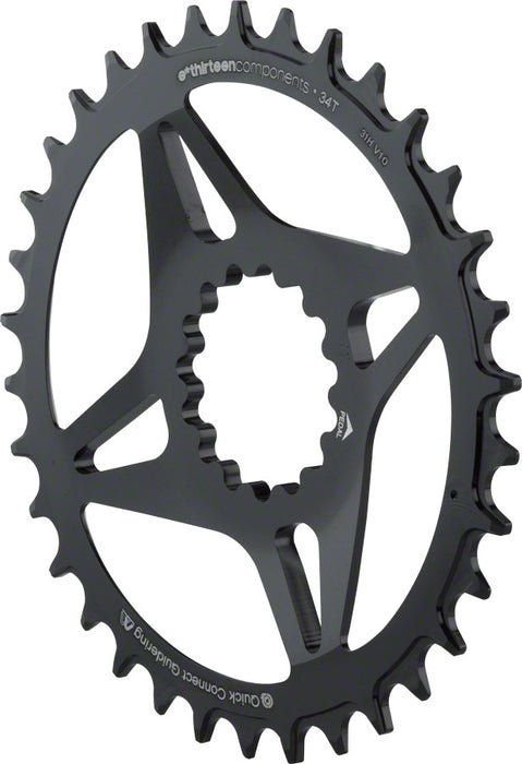 e*thirteen Direct Mount M Profile 10/11-speed Forged Guide Ring 34t Narrow