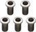 Problem Solvers 16mm Inner Chainring Bolts Silver Stainless Steel
