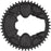 Wolf Tooth Aero Direct Mount 1x Chainring - 50t, 4-Bolt, Drop-Stop ST, Compatible with Shimano Dura-Ace R9200/R9200-P Only, Black