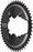 Wolf Tooth Aero Direct Mount 1x Chainring - 46t, 4-Bolt, Drop-Stop ST, Compatible with Shimano Dura-Ace R9200/R9200-P Only, Black