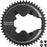 Wolf Tooth Aero Direct Mount 1x Chainring - 48t, 4-Bolt, Drop-Stop ST, Compatible with Shimano Dura-Ace R9200/R9200-P Only, Black