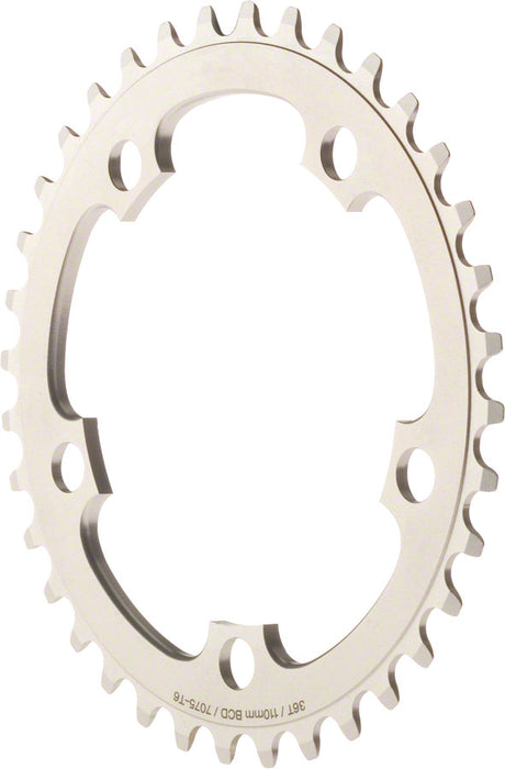 MSW Chainring - 36T, 110mm BCD, Middle, Silver