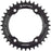 Wolf Tooth Shimano 110 Asymmetric BCD Chainring - 36t, 110 Asymmetric BCD, 4-Bolt, Drop-Stop ST, For Shimano GRX Cranks, Black