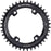 Wolf Tooth Shimano 110 Asymmetric BCD Chainring - 40t, 110 Asymmetric BCD, 4-Bolt, Drop-Stop ST, For Shimano GRX Cranks, Black