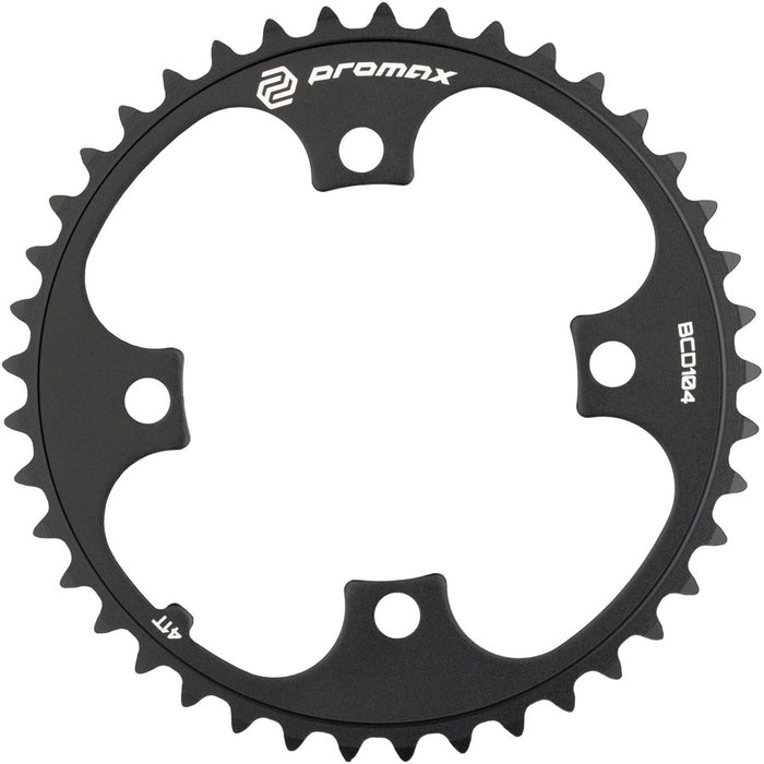 Promax 4-Bolt Chainring - 41t, 104 BCD, Black