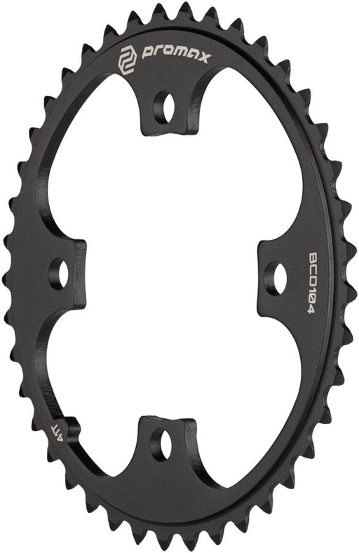 Promax 4-Bolt Chainring - 41t, 104 BCD, Black