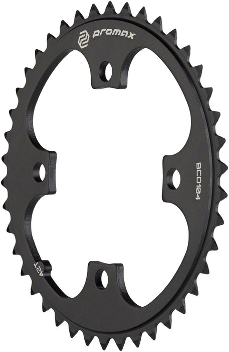 Promax 4-Bolt Chainring - 42t, 104 BCD, Black