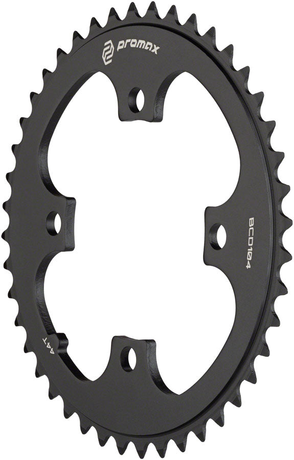 Promax 4-Bolt Chainring - 44t, 104 BCD, Black