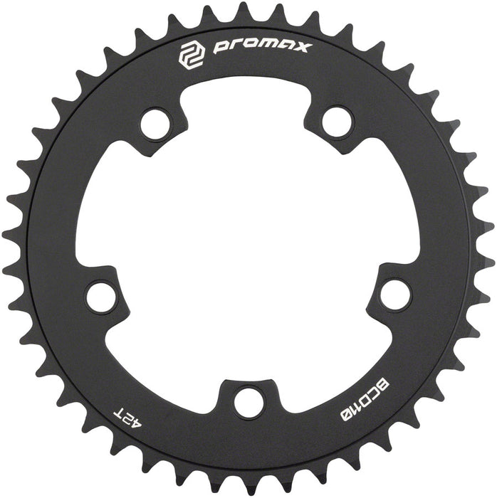 Promax 5-Bolt Chainring - 42t, 110 BCD, Black